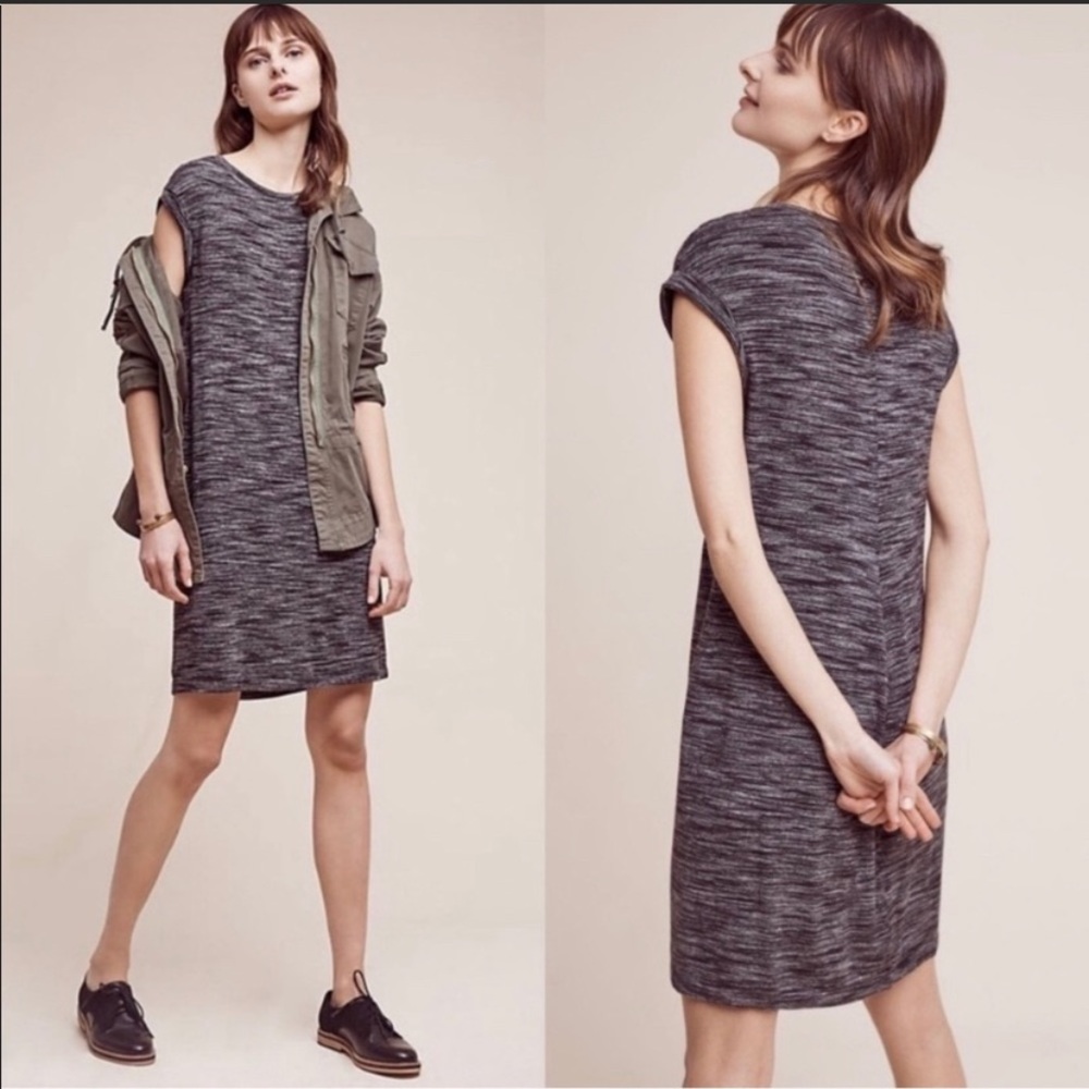 Cloth & Stone Gray Space Dye Sleeveless Dress